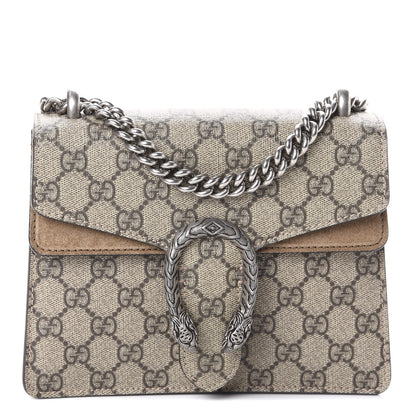 Gucci GG Supreme Monogram Mini Dionysus Shoulder Bag Taupe 1 of 11