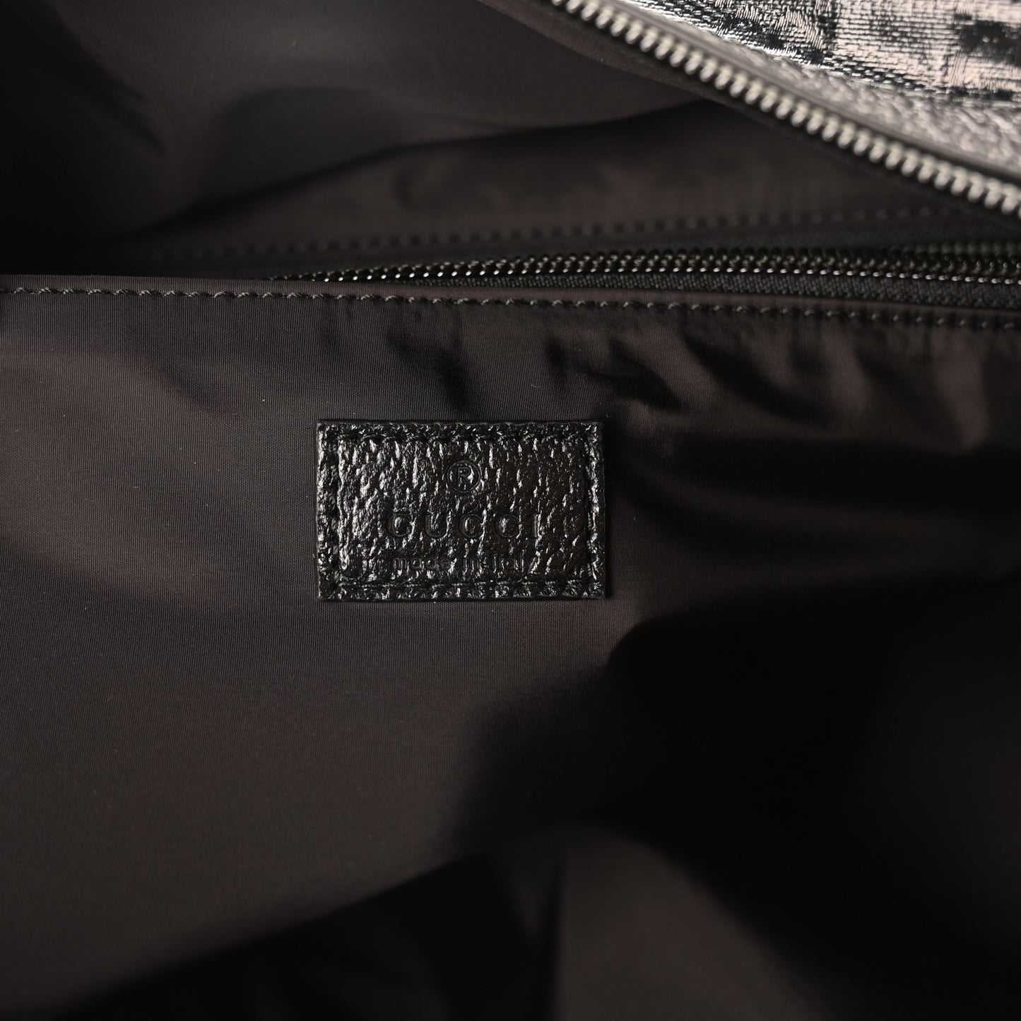 Crystal Monogram Web Large Duffle Bag Black