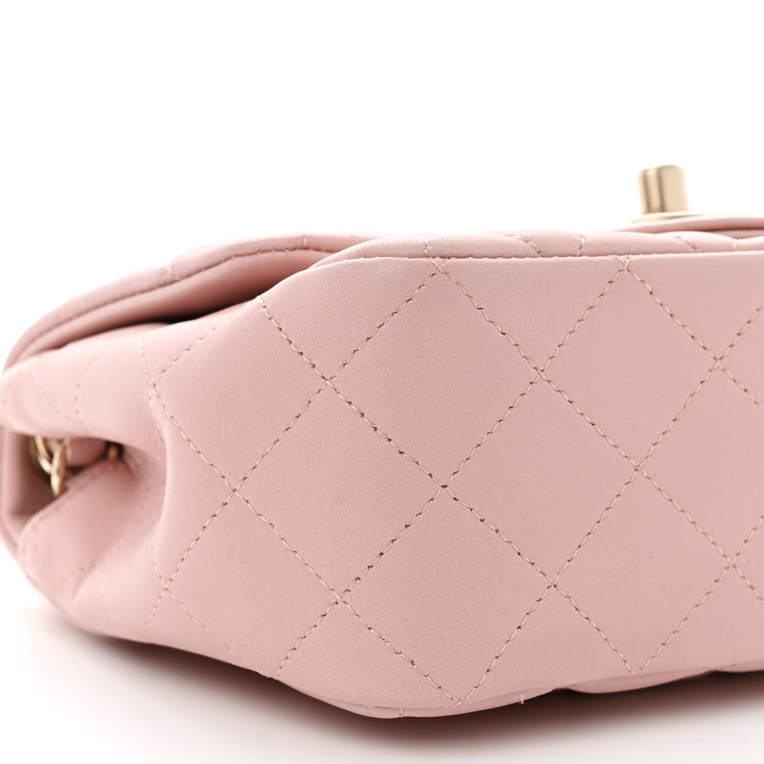 Chanel Lambskin Quilted Mini Square Flap Light Pink 9 of 10