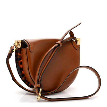 Fendi Vitello King Plexiglass Moonlight Shoulder Bag Cuoio 3 of 10