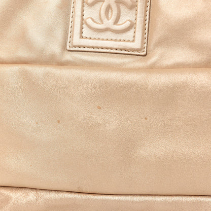 Chanel Metallic Lambskin Medium Coco Cocoon Reversible Tote Light Gold 10 of 11