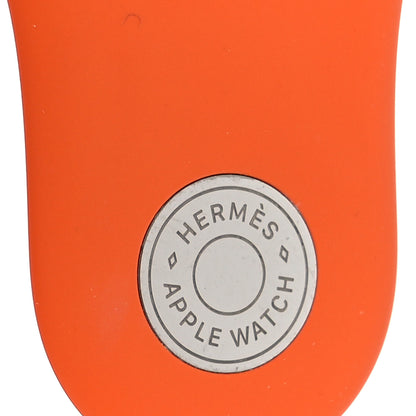 Hermes Silicone 40mm Apple Sports Watch Single Tour Band S/M Orange 3 of 6