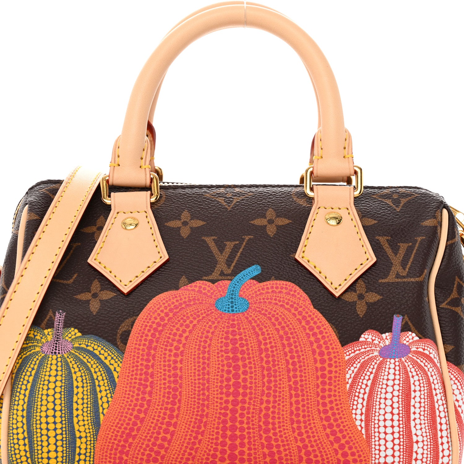 Louis Vuitton LV X YK Monogram Pumpkins Speedy Bandouliere 20 7 of 10