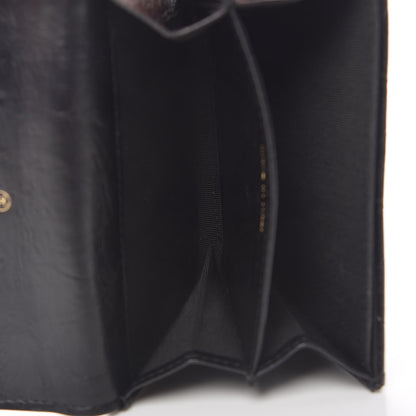 Chanel Aged Calfskin Quilted Reissue Flap Card Holder Black 5 of 9