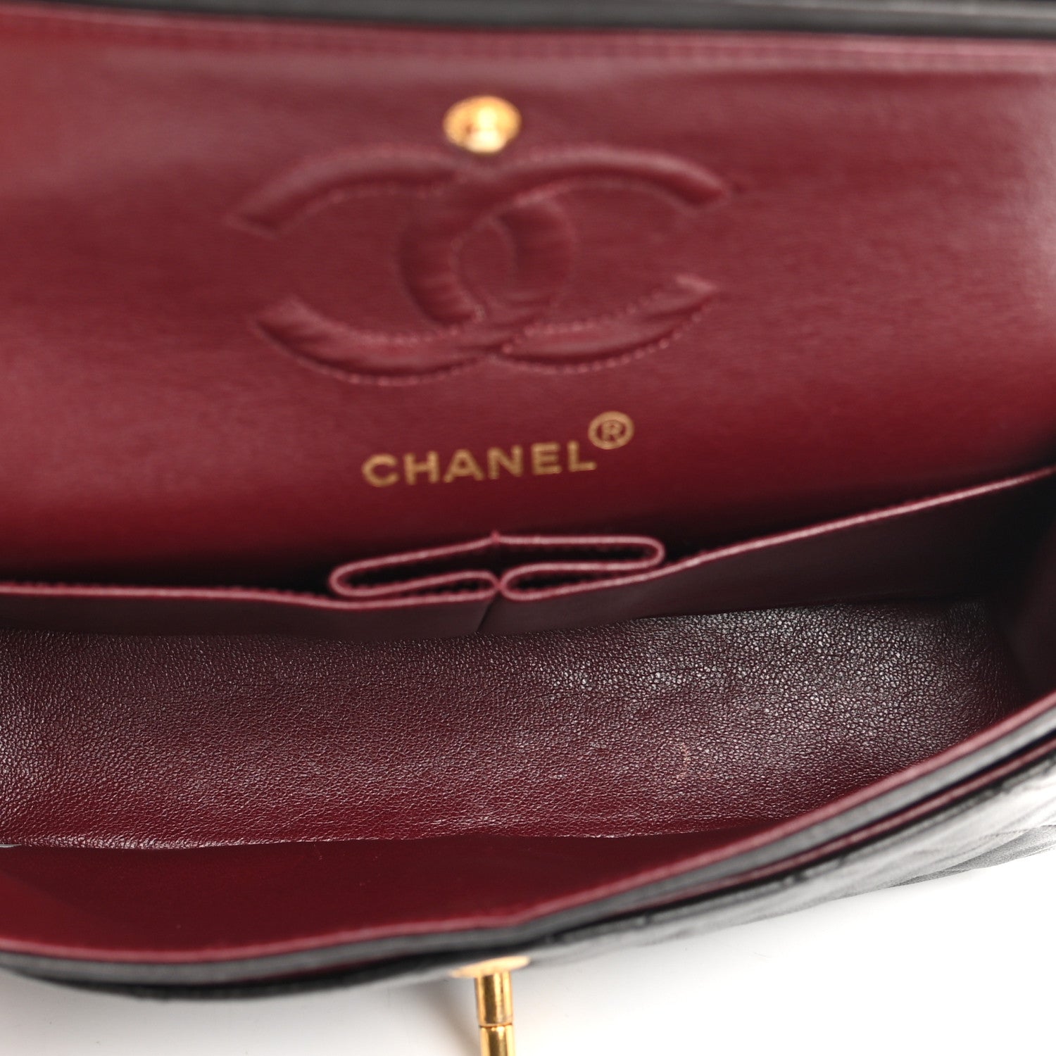 Chanel Lambskin Quilted Small Double Flap Black 5 of 12