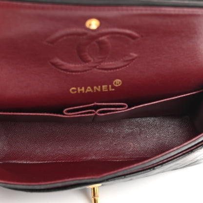 Chanel Lambskin Quilted Small Double Flap Black 5 of 12