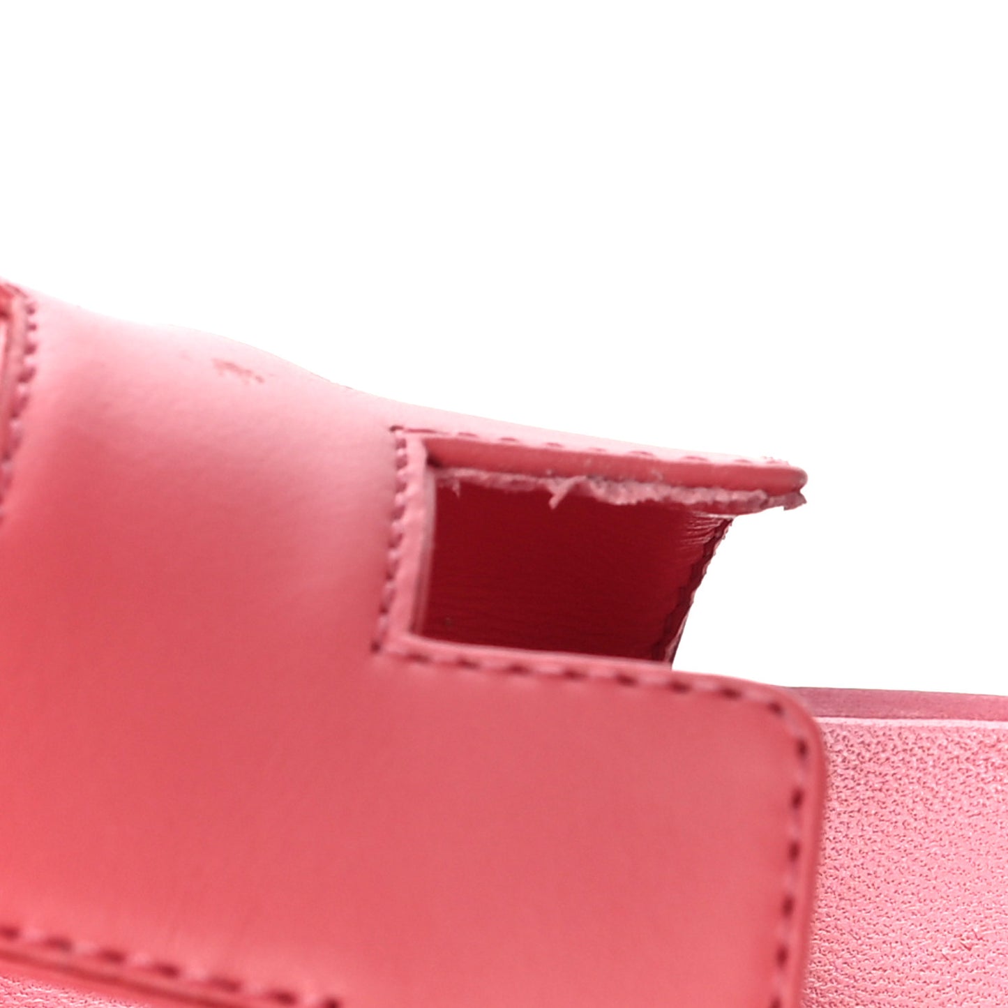 Calfskin Oran Sandals 37 Rouge Bali