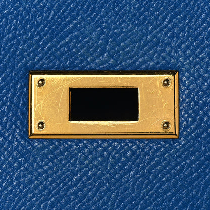 Hermes Courchevel Kelly Retourne 32 Bleu France 31 of 40