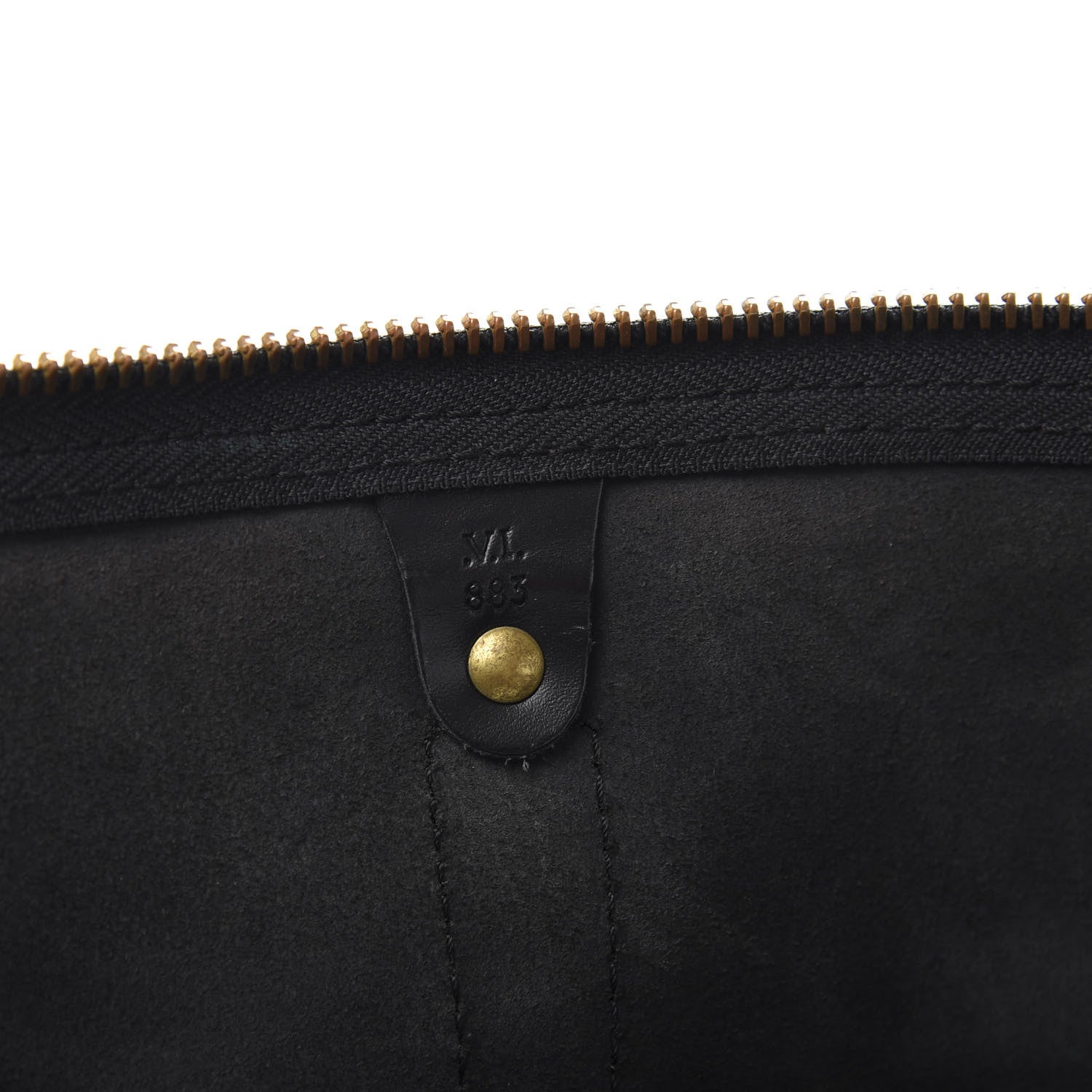 Louis Vuitton Epi Keepall 50 Black 5 of 12