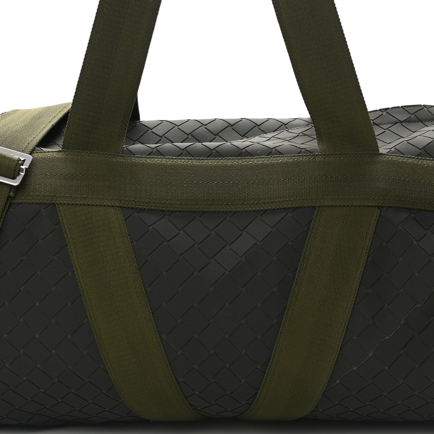 Intrecciato Rubber Canvas Duffle Bag Camping