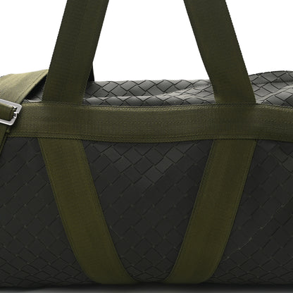 Bottega Veneta Intrecciato Rubber Canvas Duffle Bag Camping 5 of 9