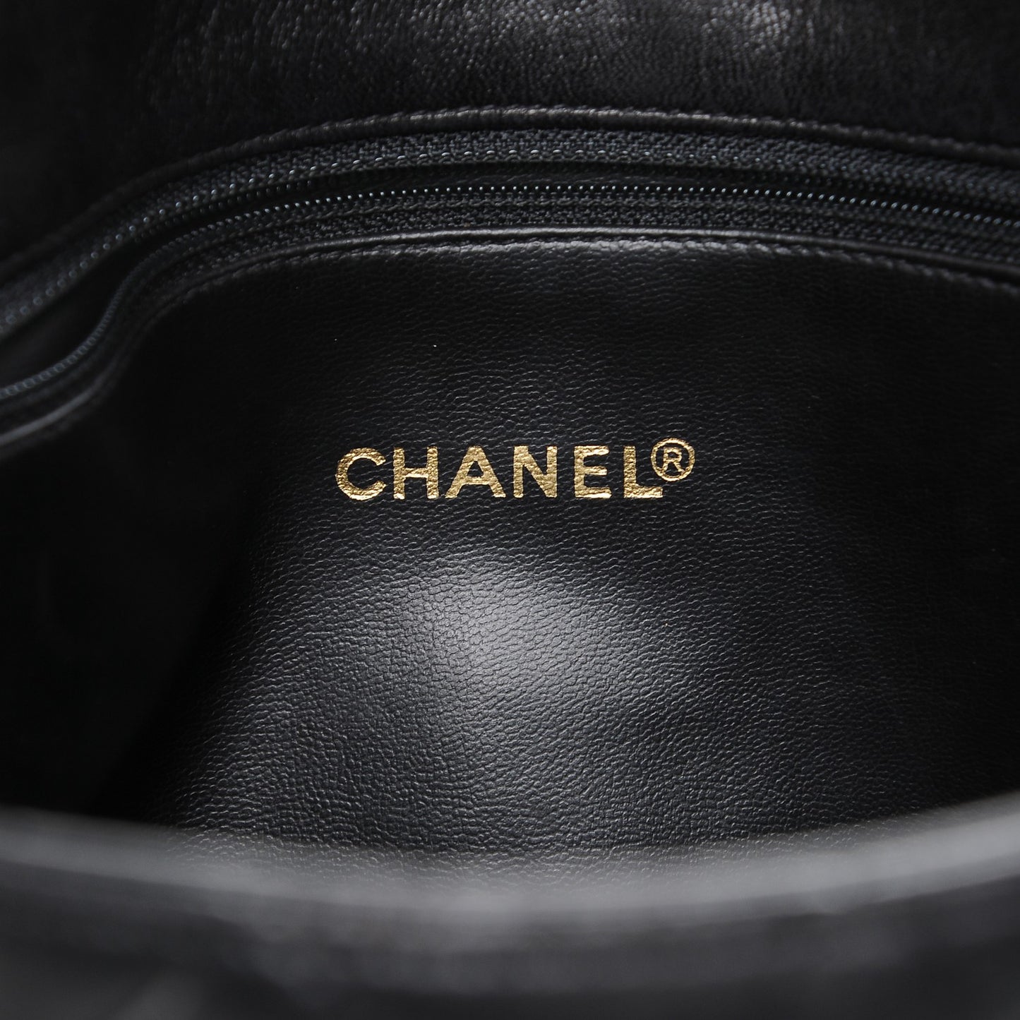 Lambskin Quilted Shoulder Bag Black