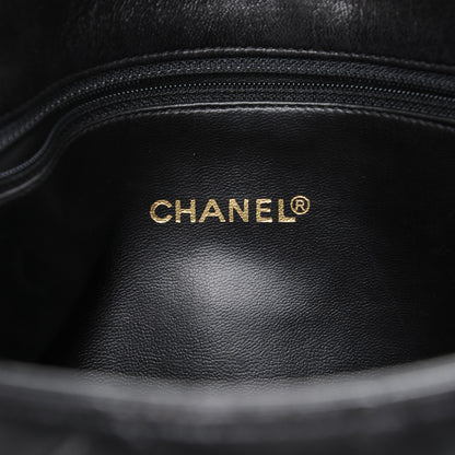 Chanel Lambskin Quilted Shoulder Bag Black 6 of 9