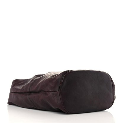 Celine Calfskin Hobo Burgundy 4 of 18