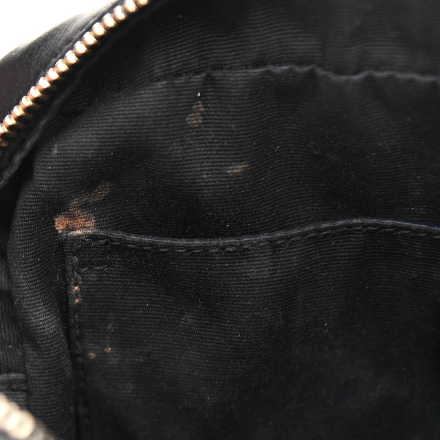 Calfskin Matelasse Monogram Lou Camera Bag Black