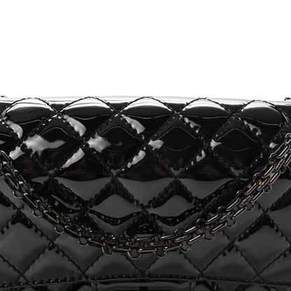 Chanel Patent Calfskin Quilted 2.55 Reissue 225 Flap So Black 8 of 10