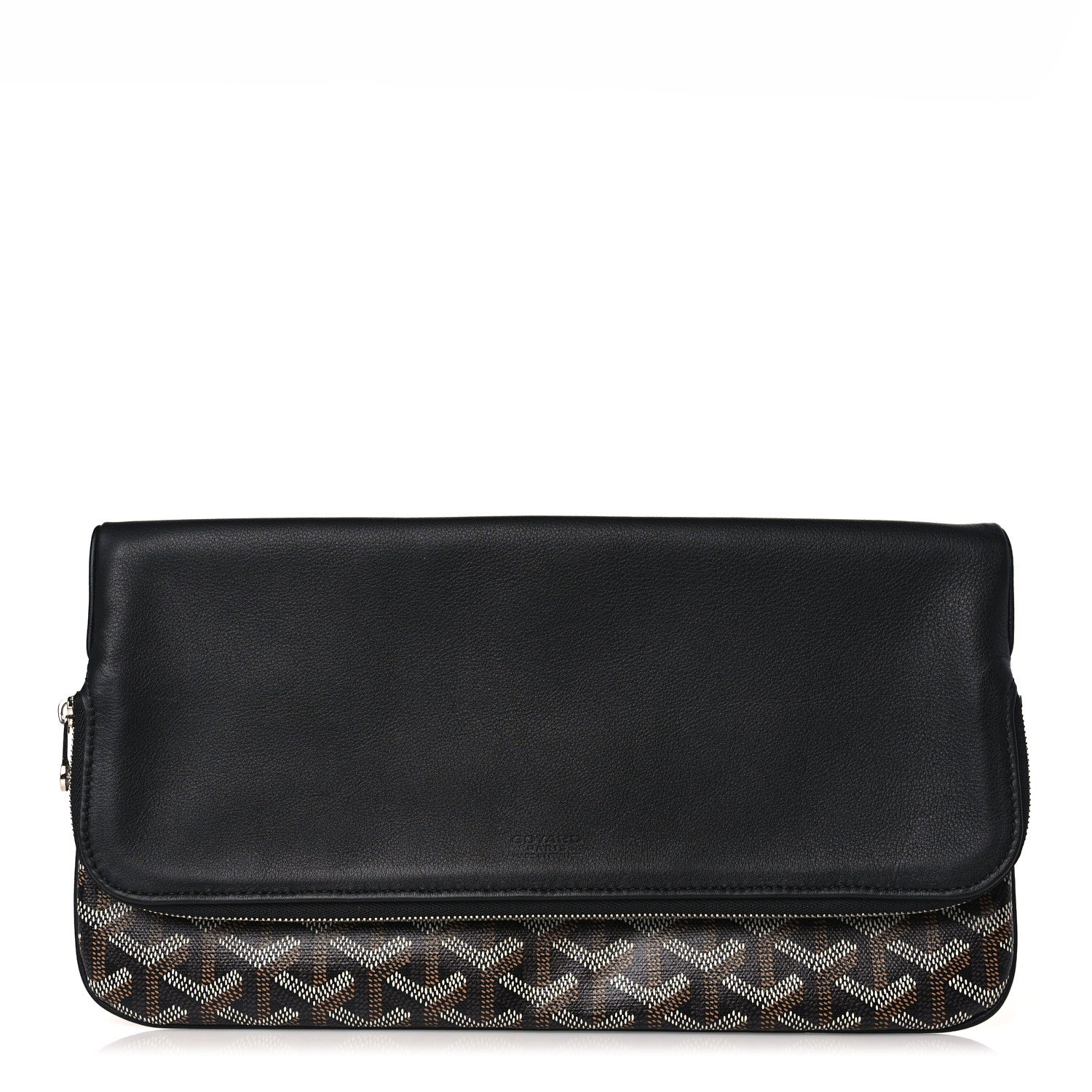 Goyard Goyardine Sainte Marie Soft Clutch Black 1 of 8