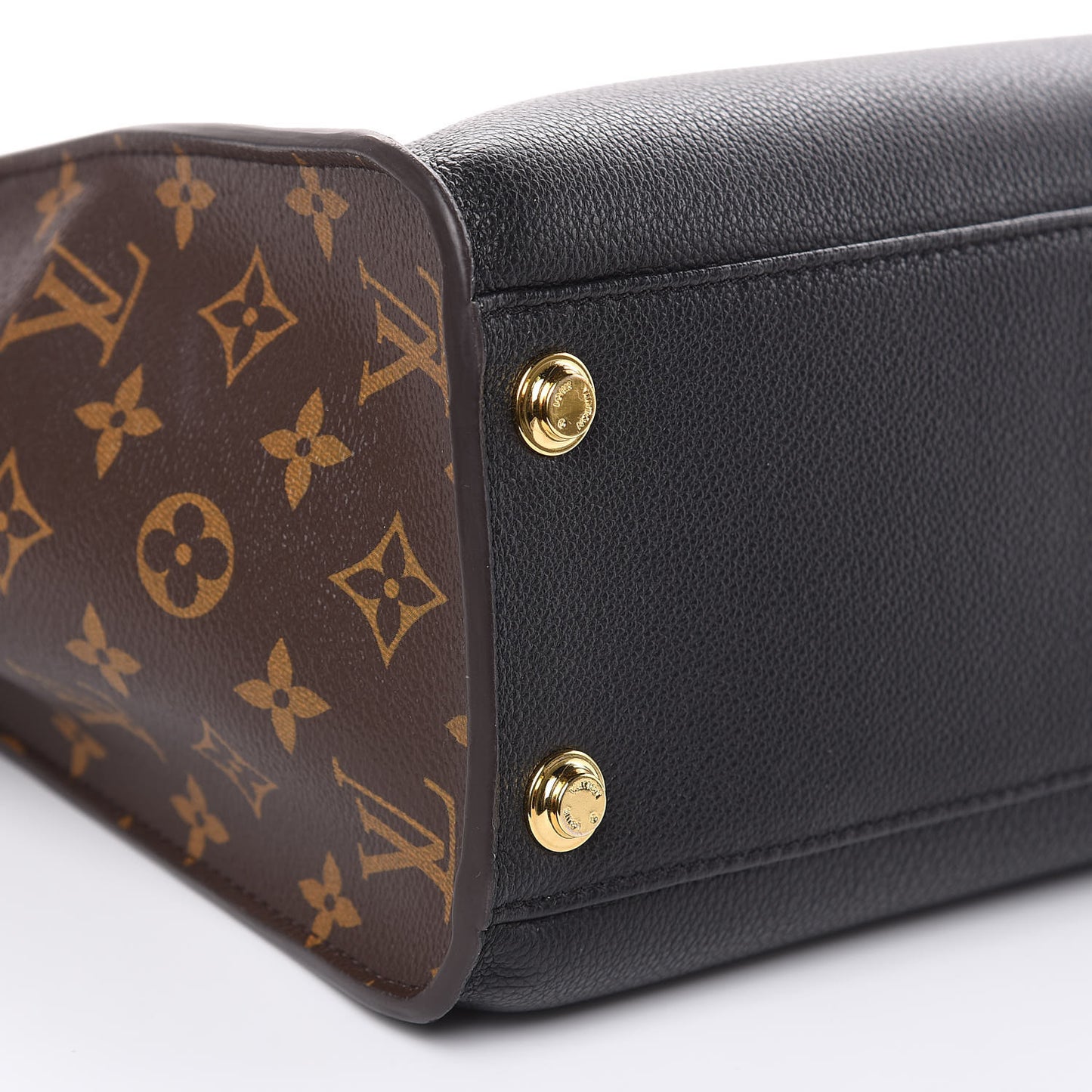 Calfskin Monogram On My Side Black