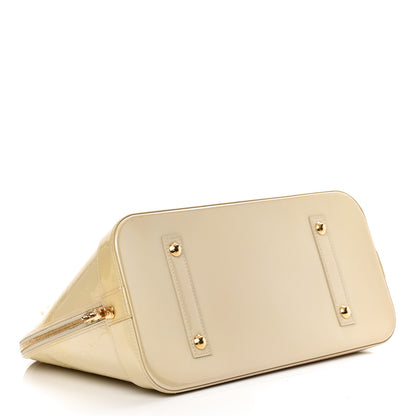 Louis Vuitton Vernis Alma GM Blanc Corail 4 of 18