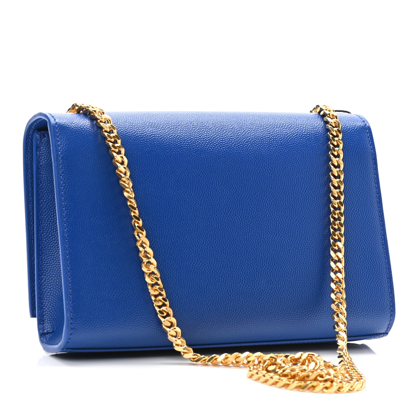Grain De Poudre Small Classic Monogram Kate Satchel Royal Blue