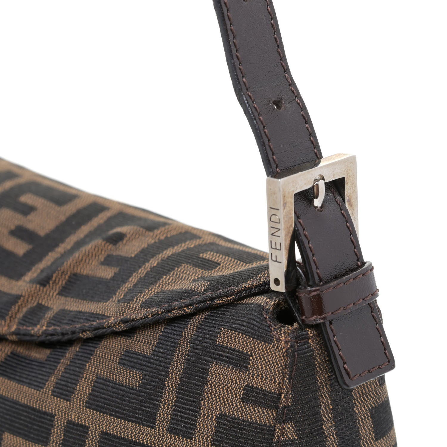 Fendi Zucca Shoulder Bag Brown 9 of 10