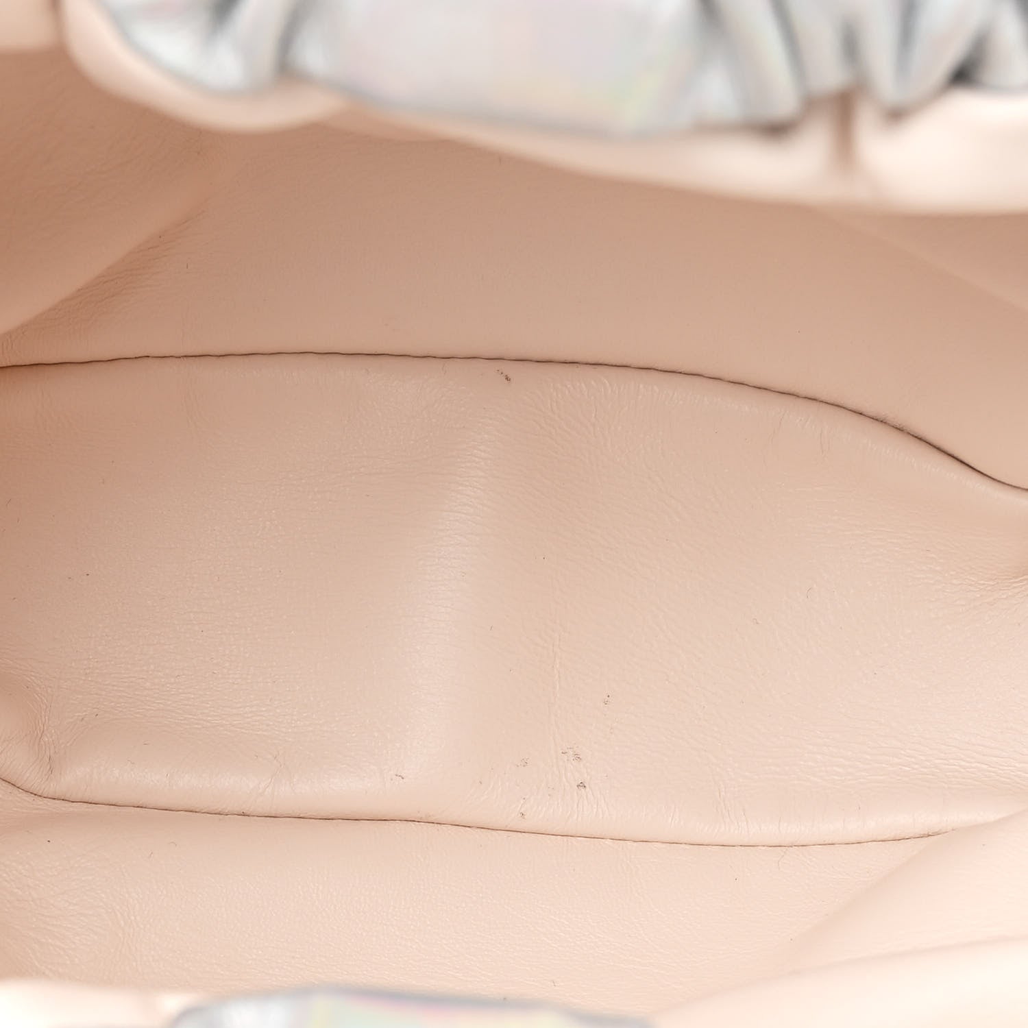 Mansur Gavriel Iridescent Calfskin Mini Cloud Chain Clutch Iride 6 of 10