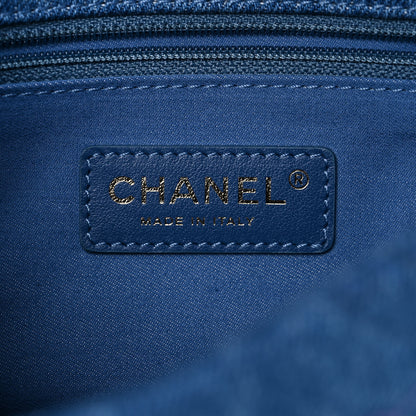 Chanel Denim Quilted Mini Denim Mood Rectangular Flap Blue Multicolor 6 of 10