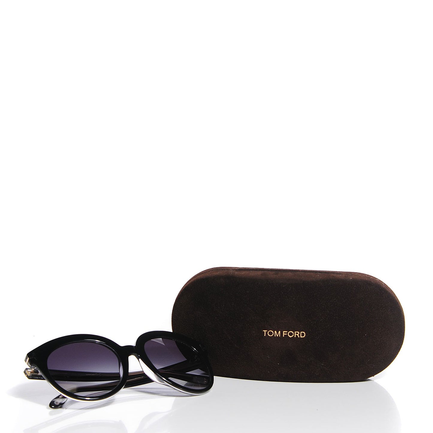 Monica Round Sunglasses TF429 Black