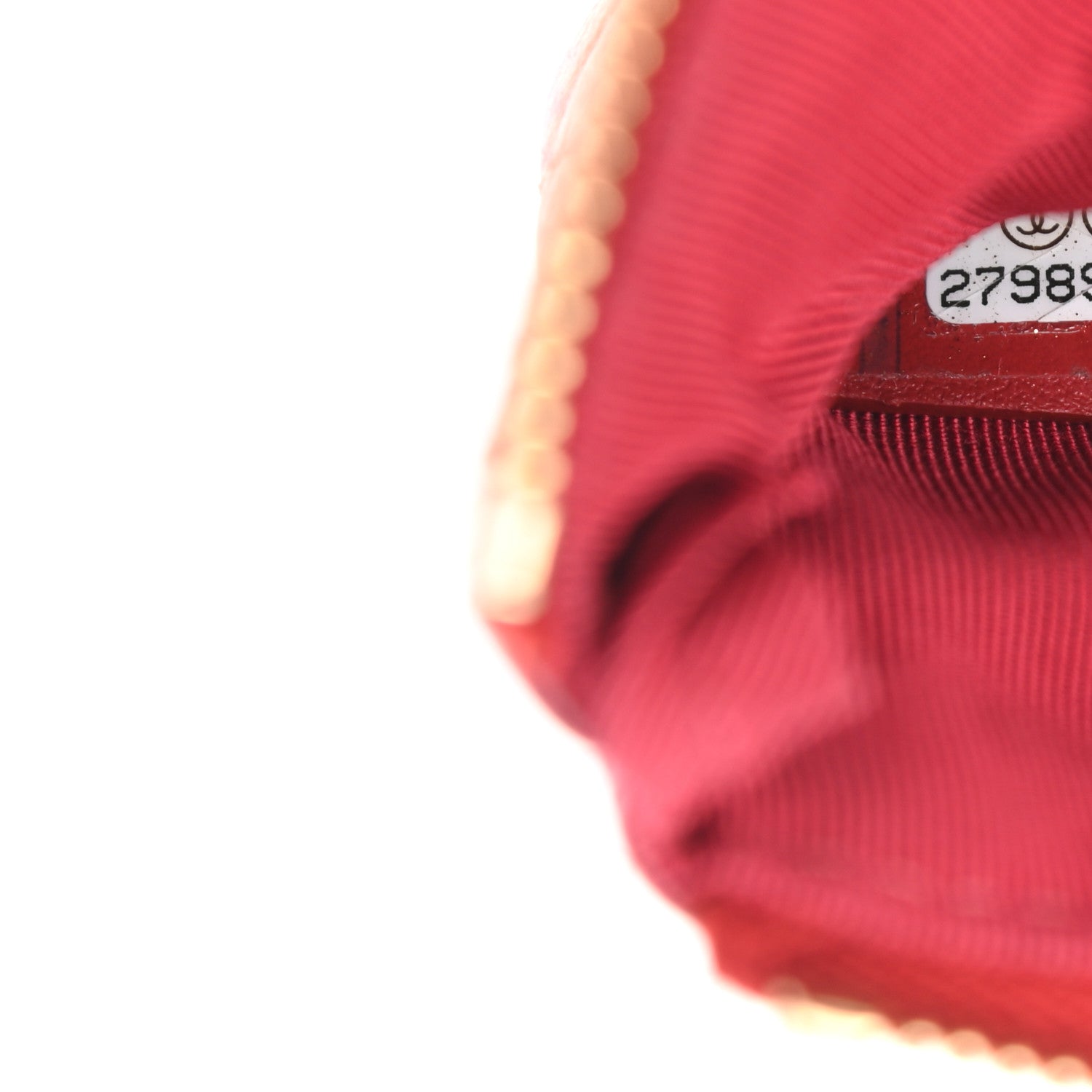 Chanel Aged Calfskin Quilted Small Reissue Cosmetic Case Red 7 of 9