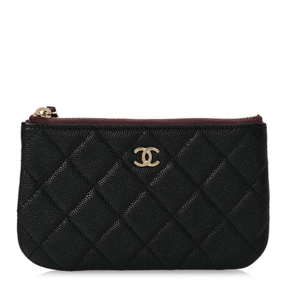 Chanel Caviar Quilted Small Cosmetic Case Black 1 of 7