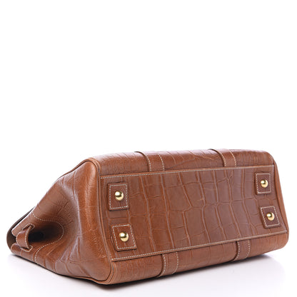 Mulberry Crocodile Embossed Bayswater Camel 3 of 11