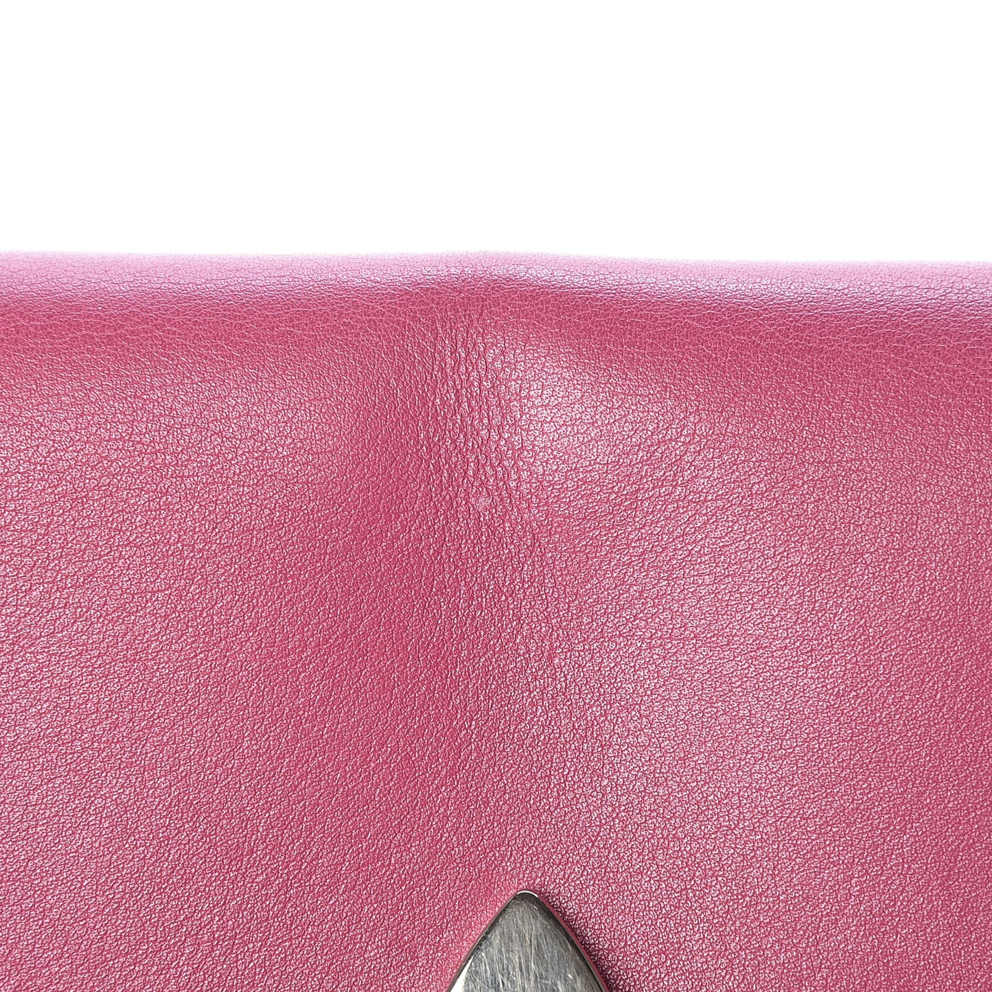 Vitello Medium Rockstud Flip Lock Crossbody Bag Fuchsia