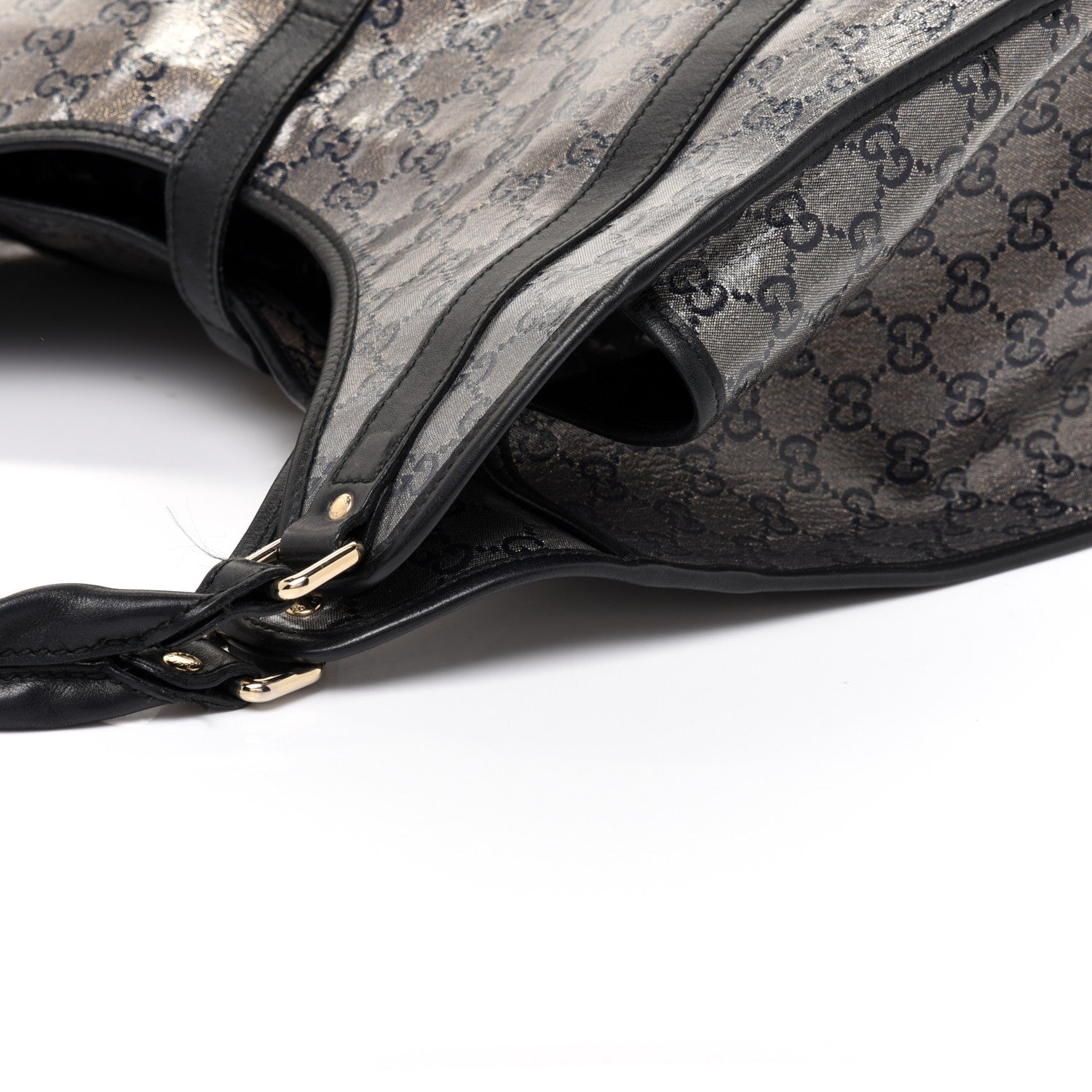 Gucci Crystal Monogram Large Joy Shoulder Bag Black 13 of 16
