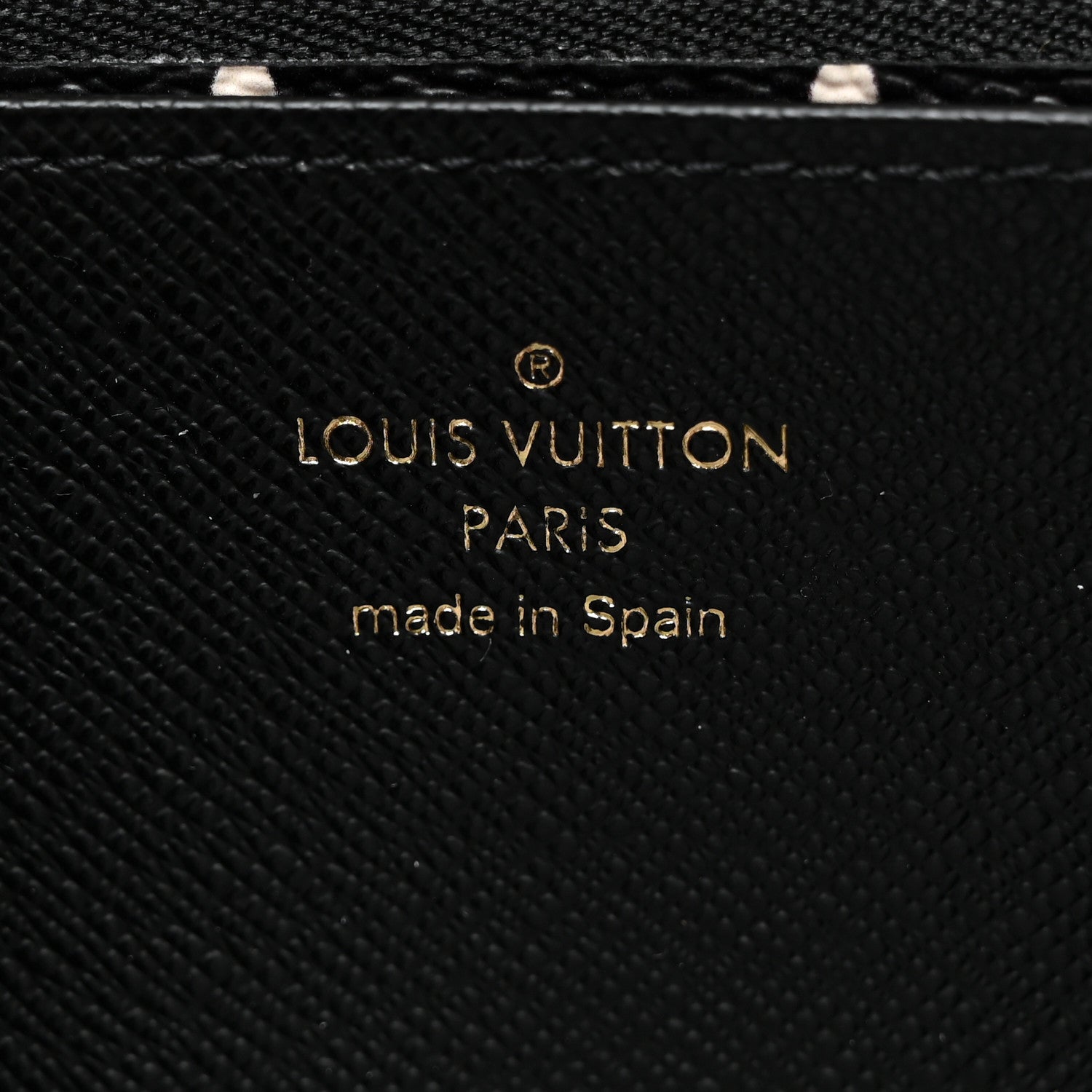 Louis Vuitton Monogram Giant Crafty Zippy Wallet Creme Rouge Black 6 of 8