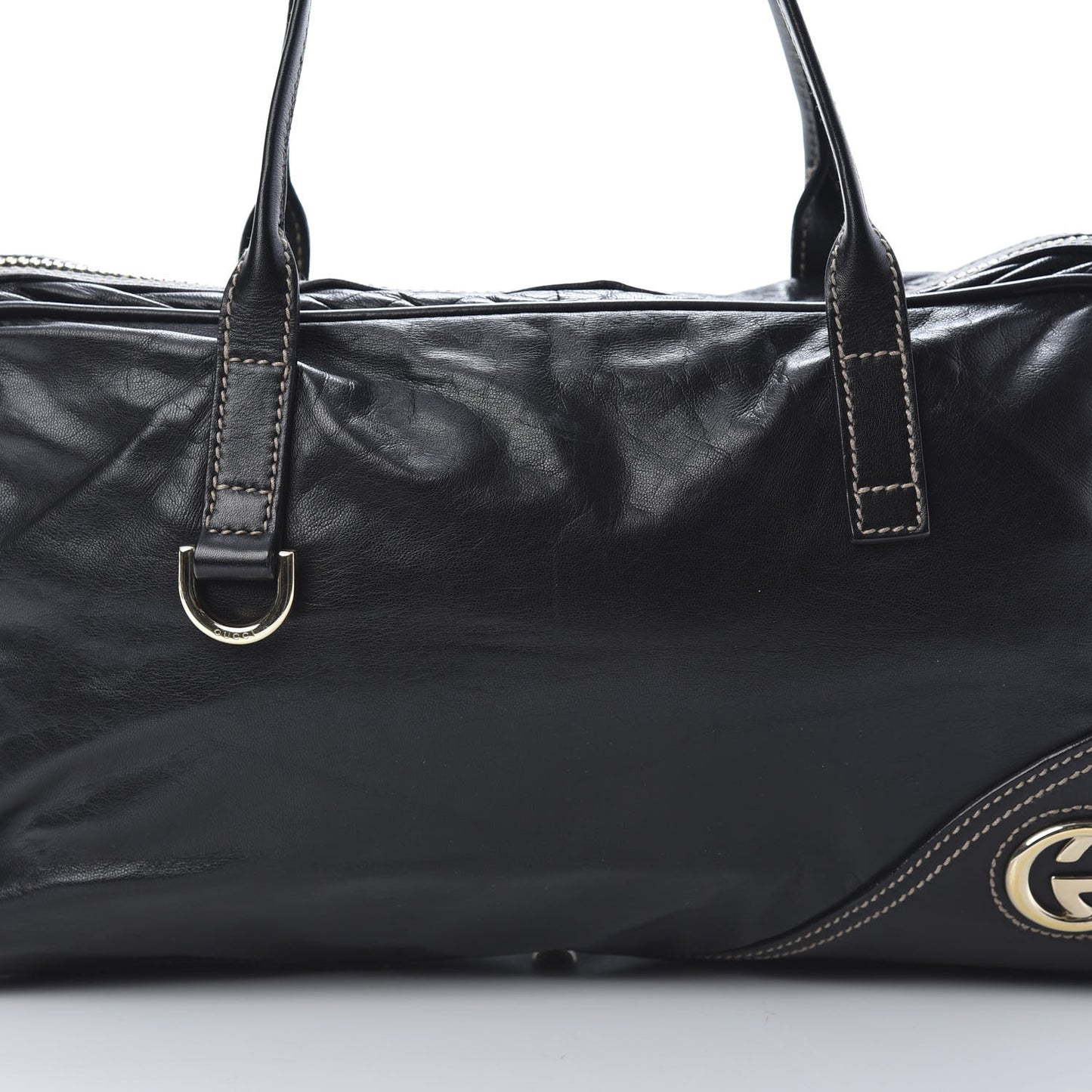 Calfskin Medium New Britt Boston Black