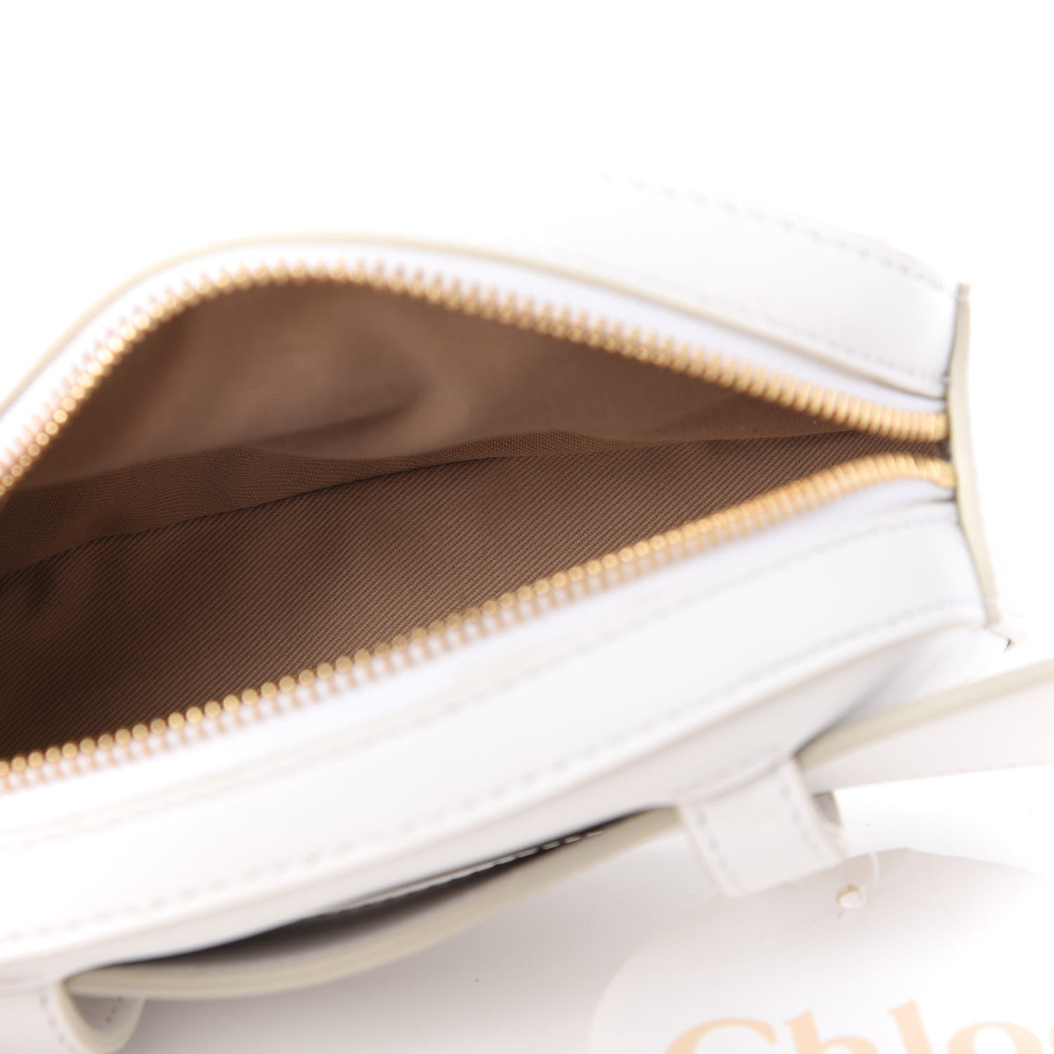 Chloe Smooth Calfskin Little Horses Embroidered Signature Belt Bag Brilliant White 5 of 9