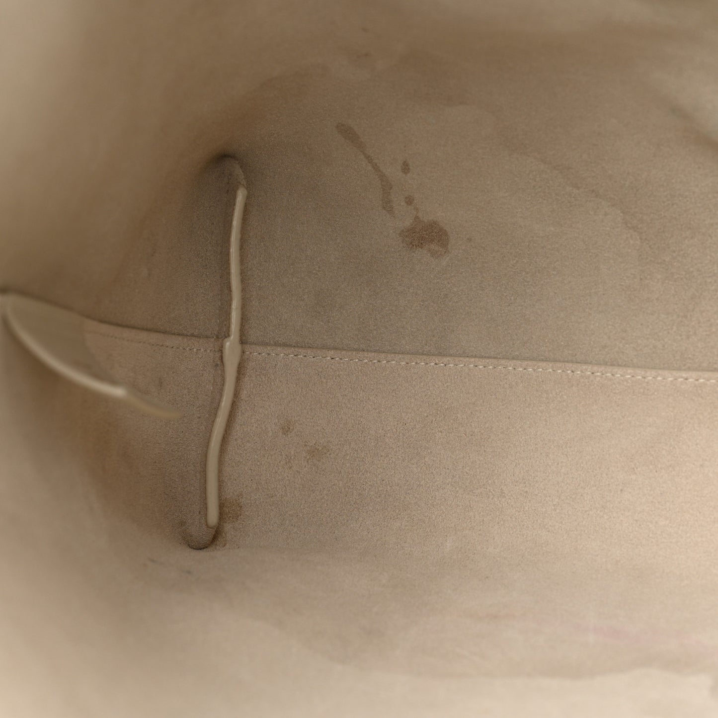 Calfskin Large Shopping Tote Crema Soft