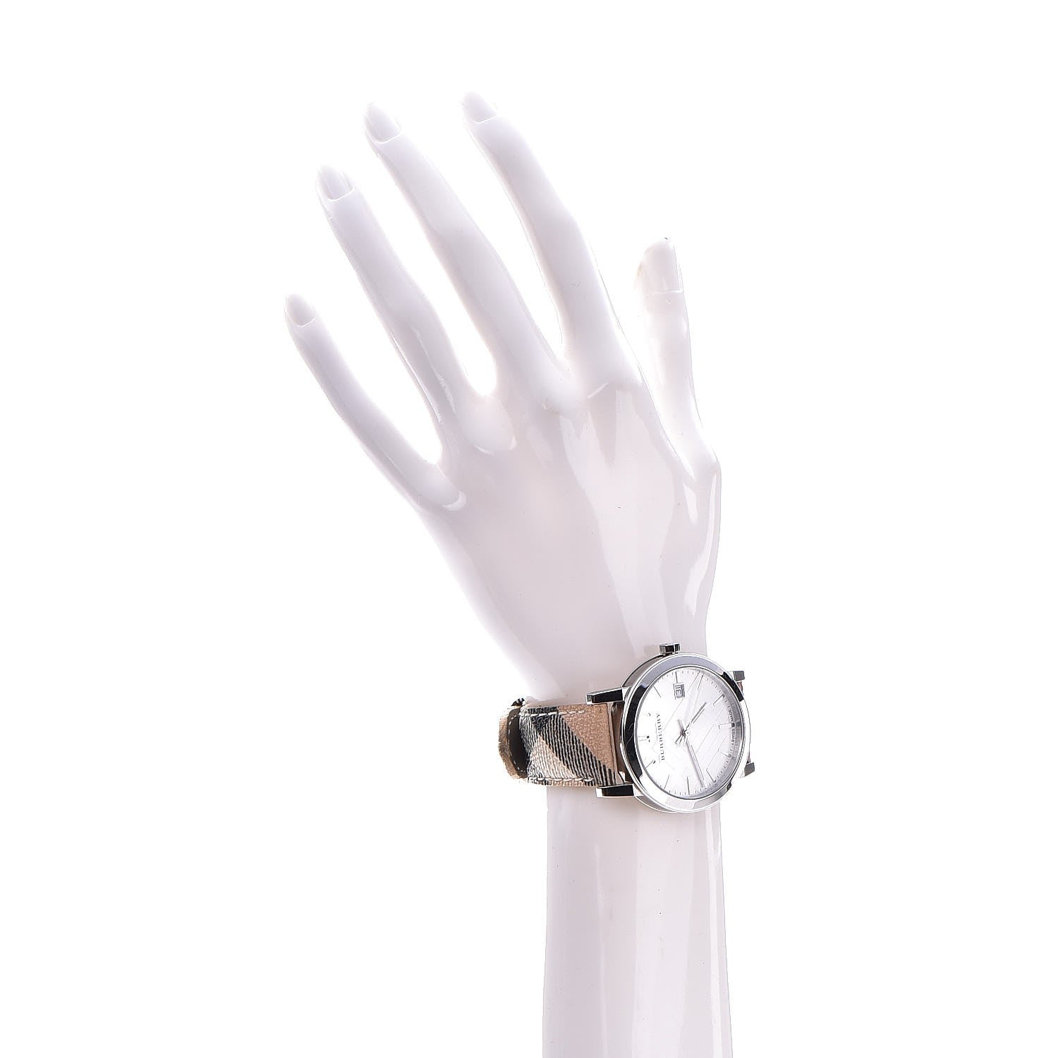 Burberry Stainless Steel Calfskin 38mm The City Quartz Watch BU9025 2 of 10