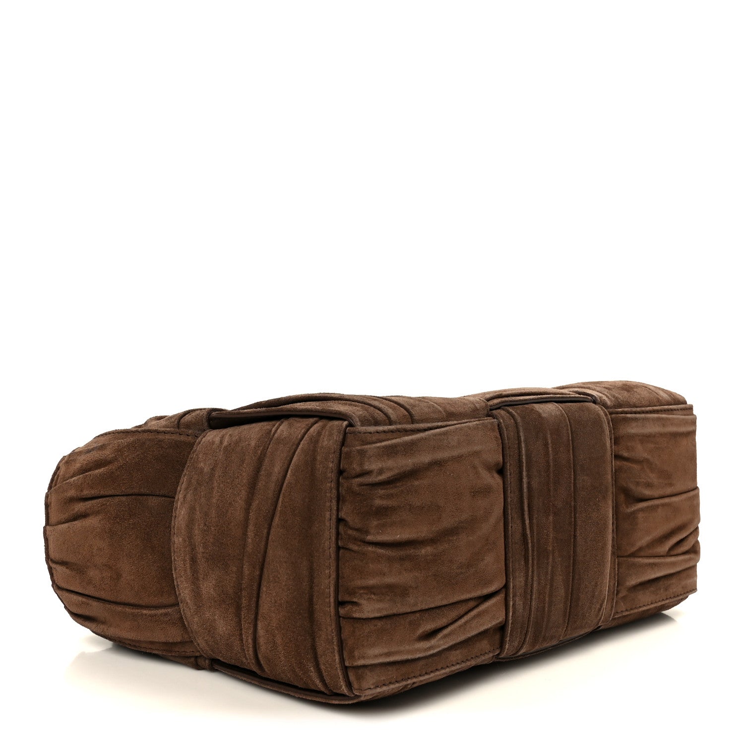 Bottega Veneta Suede Foulard Intrecciato Small Arco Tote Brownie 5 of 11