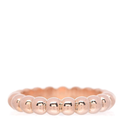 Van Cleef & Arpels 18K Rose Gold Large Perlee Ring 52 6 1 of 4