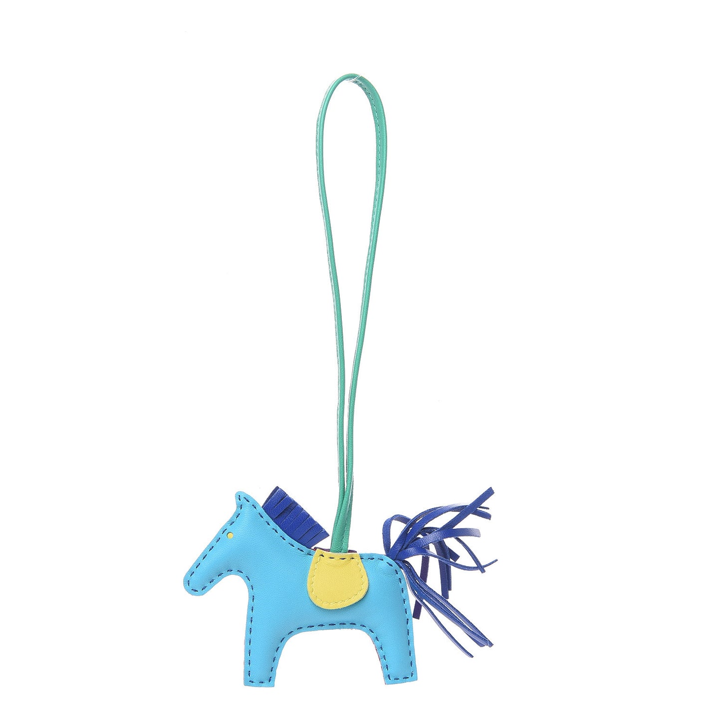 Milo Lambskin Grigri Rodeo Horse Bag Charm PM Rose Shocking Bleu Azteque Bleu Electrique Menthe Soufre Violet