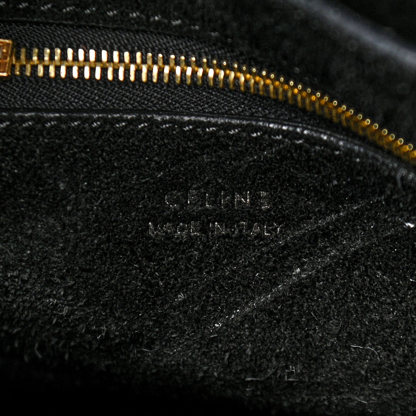 Soft Grained Calfskin Sangle Bucket Bag Black
