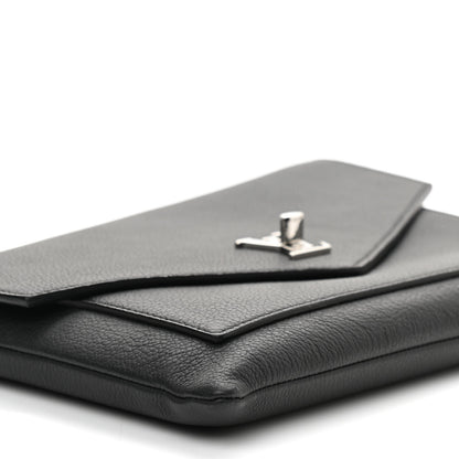 Louis Vuitton Soft Calfskin My Lockme Pochette Black 8 of 9
