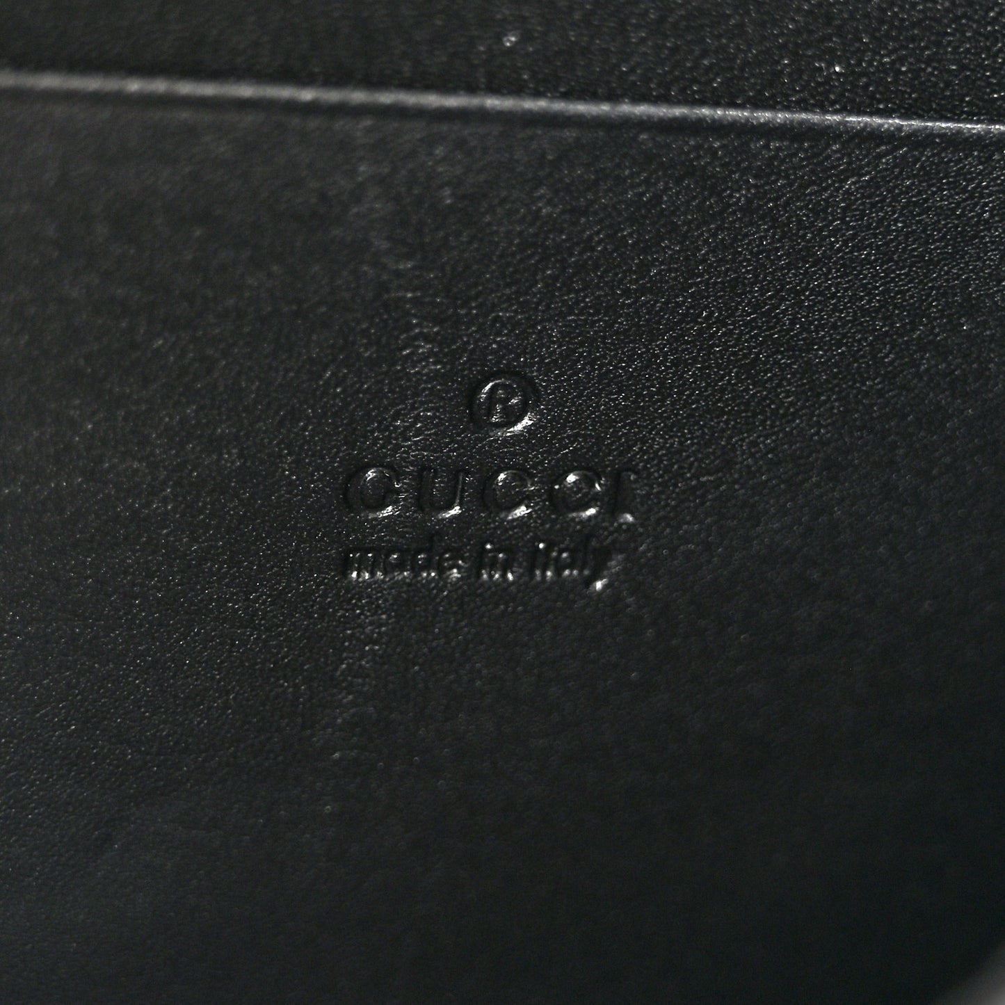 Calfskin Matelasse GG Marmont Chain Wallet Black