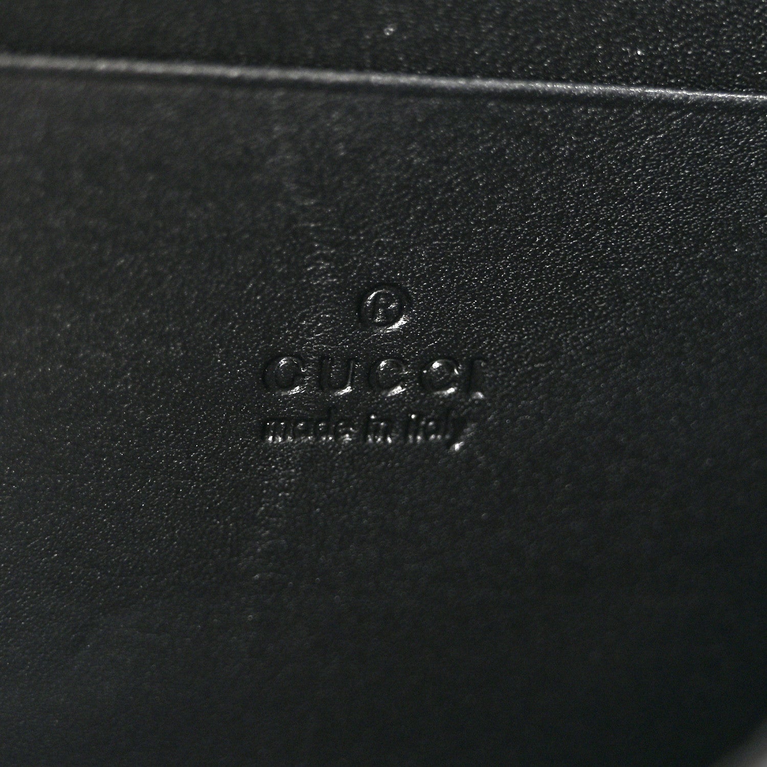 Gucci Calfskin Matelasse GG Marmont Chain Wallet Black 6 of 13