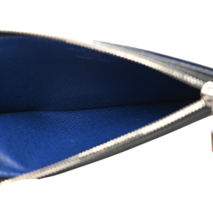 Louis Vuitton Monogram Taiga Coin Card Holder Cobalt 5 of 11