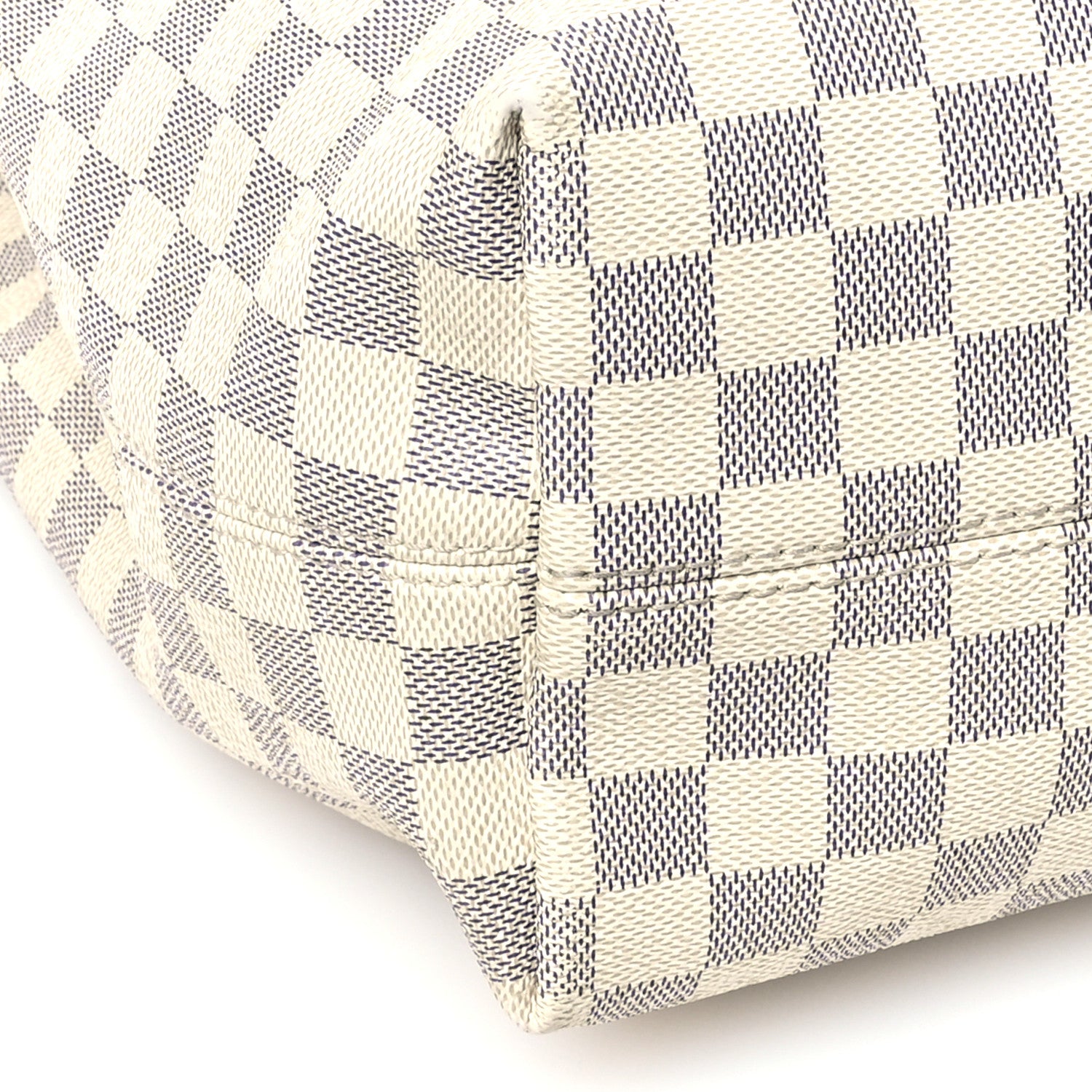 Louis Vuitton Damier Azur Graceful MM Rose Ballerine 9 of 13