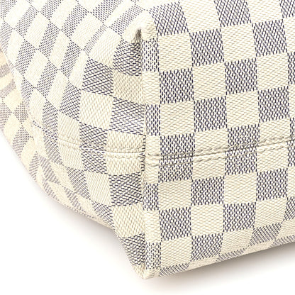 Louis Vuitton Damier Azur Graceful MM Rose Ballerine 9 of 13