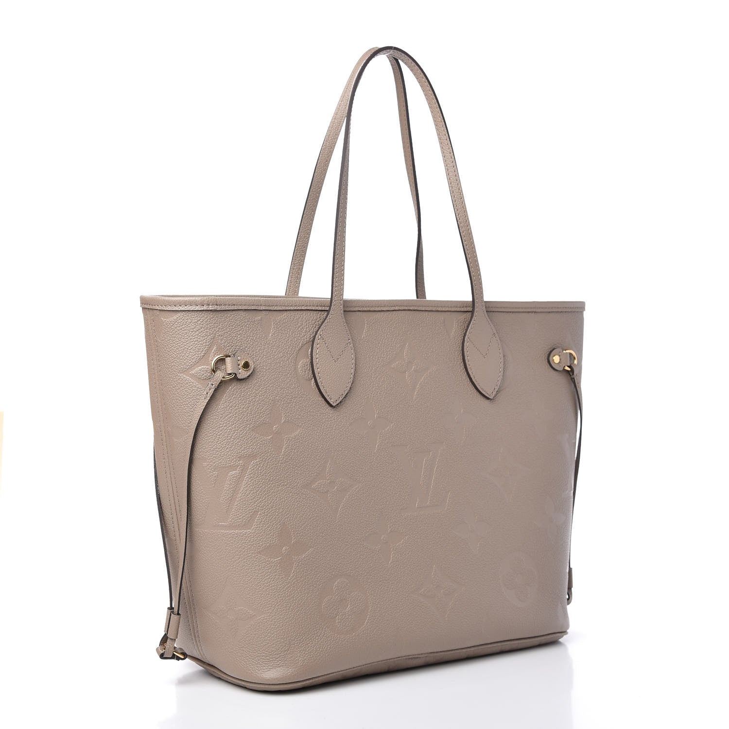 Louis Vuitton Empreinte Monogram Giant Neverfull MM Tourterelle 3 of 9