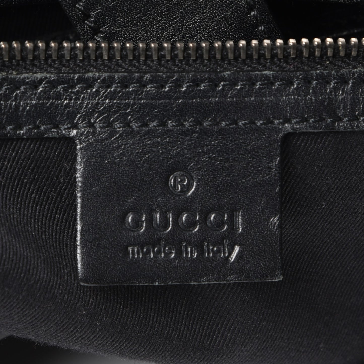 Monogram Large Shoulder Bag Black